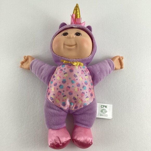 Cabbage Patch Kids Cuties Doll Charleigh Unicorn Fantasy Friends CPK Stuffed Toy - Picture 2 of 7